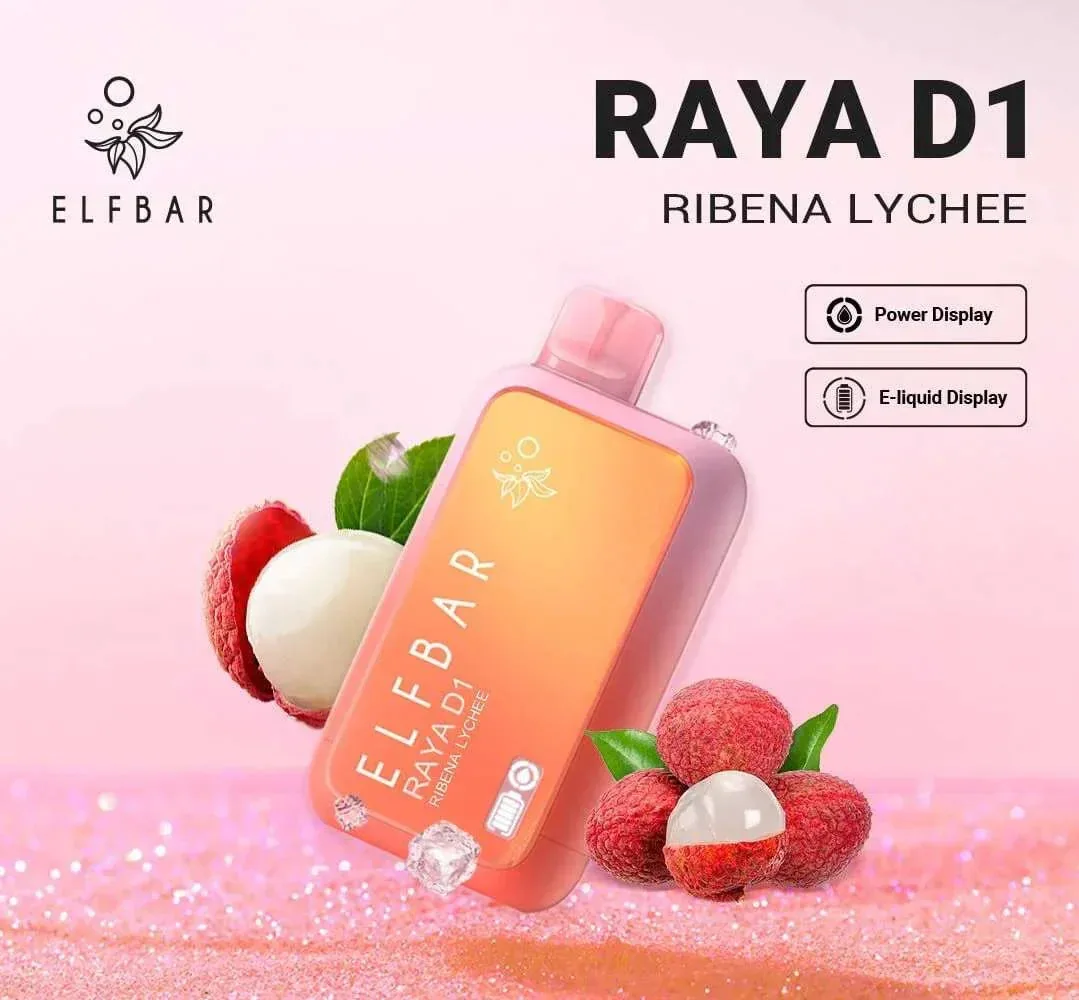 Elf Bar Raya D1 – Ribena Lychee view 1