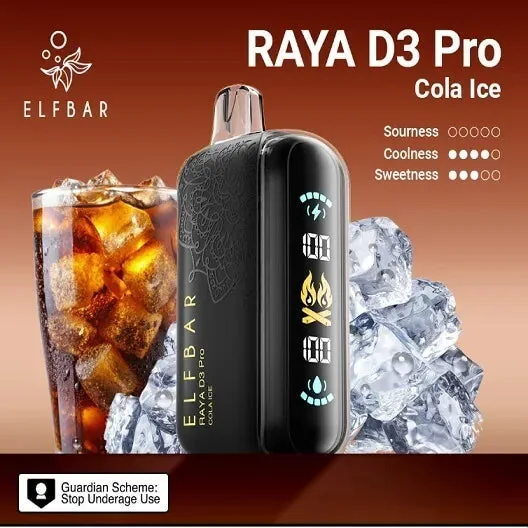 Elf Bar Raya D3 Pro 30K – Cola Ice 30000 Puffs view 1