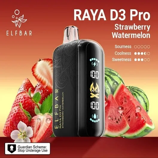 Elf Bar Raya D3 Pro – Strawberry Watermelon view 1
