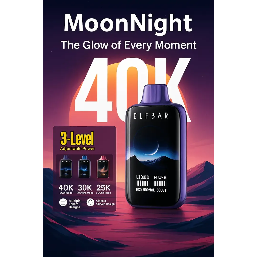 Elfbar Moon Night 40K – Kiwi Passion Fruit Guava 40000 Puffs view 1