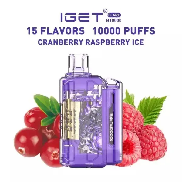 Iget Flare B10000 – Cranberry Raspberry Ice view 1