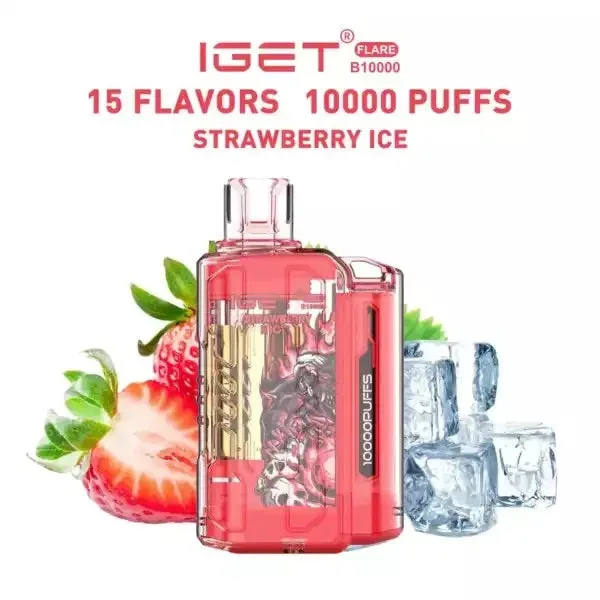 Iget Flare B10000 – Strawberry Ice view 1