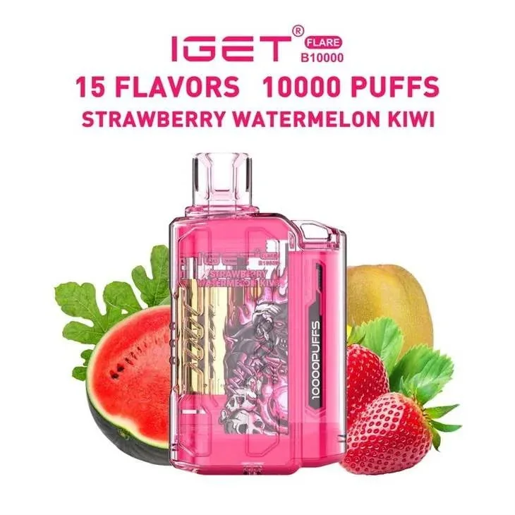Iget Flare B10000 – Strawberry Watermelon Kiwi view 1